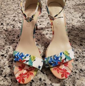 Aldo Floral Strappy 8.5 Heels